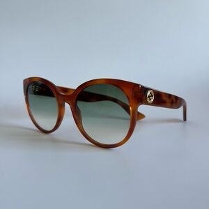 Gucci Tortoise Shell Sunglasses interlocking G